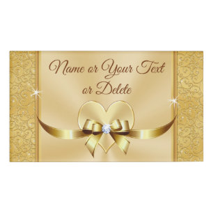 Personalized 50th Wedding Anniversary Name Tags