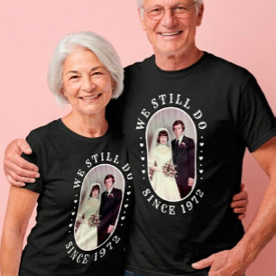 Personalized 50th Wedding Anniversary Photo T-Shirt