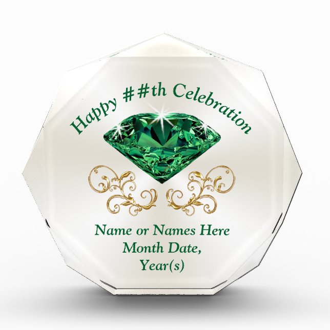 Personalized 55 Birthday Gift Ideas for Her, 35th (Front)