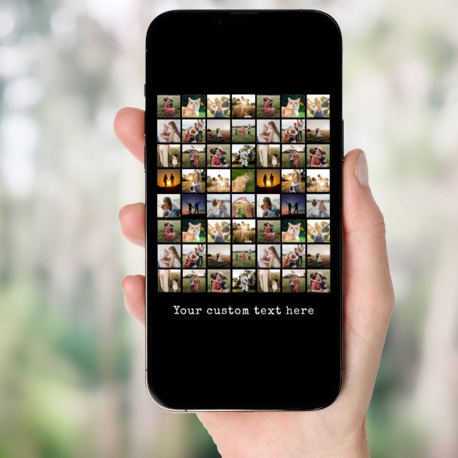 Personalized 56 Photo Collage Poster (Front Digital)