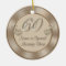 Personalized 60th Anniversary or Birthday Ornament