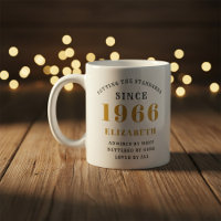 Personalized 60th Birthday 1966 Add Name Elegant