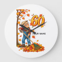 Personalized 60th Birthday Autumn Card