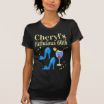 Personalized 60th Birthday Party Girl T-shirt at Zazzle