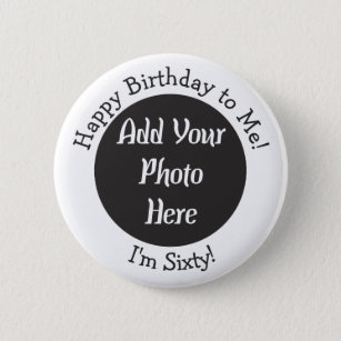 10 XL SUPERB PERSONALISED PARTY/OCCASION BUTTON BADGES 
