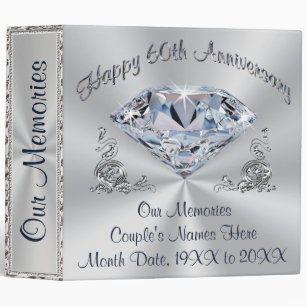 Flourish 60th Diamond Wedding Anniversary Invite, Zazzle