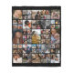 Personalized 65 Photo Collage Fleece Blanket