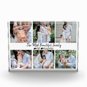 Personalized 6 - photo blocks family