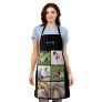 Personalized 6 Photo Collage family, Custom text Apron