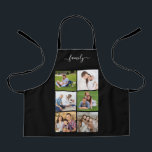 Personalized 6 Photo Collage family, Custom text Apron<br><div class="desc">Customizable Photo Apron, Photo Collage Gifts for him or her, are the perfect gift for a Kids, girl, boy, anniversary, baby, Christmas, valentine's day, mother's day or father's day! They also make a great gift between friends. *** if you encounter any design problem or need help, you can contact me...</div>
