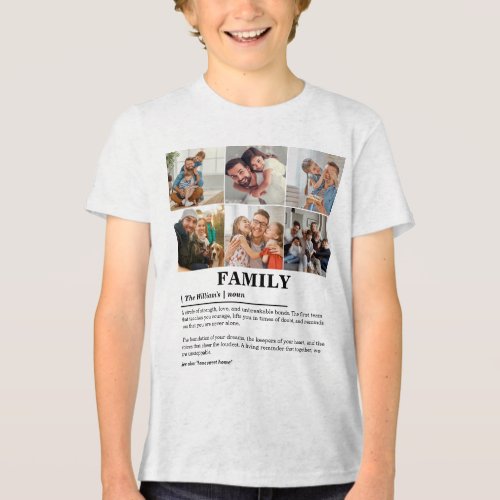 Personalized 6 Photo Collage Family Definition