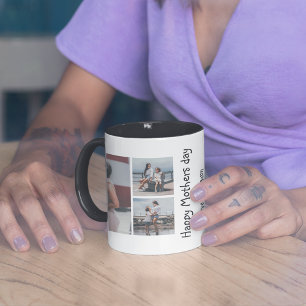 Personalized 6 Photo Collage Mothers Day Mug