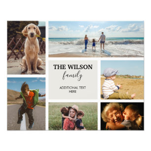 Personalized 6 Photo Family Memories Collage