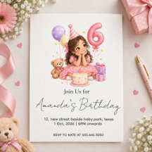 Personalized 6th birthday