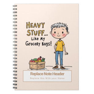 Personalized 70s Slang Themed Notebook