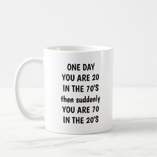 Personalized 70th Birthday Mug Custom Name & Year