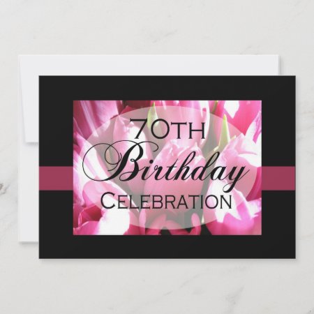 Personalized 70th Birthday Party Invitations