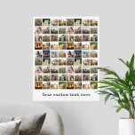 Personalized 72 Photo Collage Poster<br><div class="desc">Create Your Own Personalized 72 Photo Collage Poster</div>
