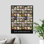 Personalized 72 Photo Collage Poster<br><div class="desc">Create Your Own Personalized 72 Photo Collage Poster</div>