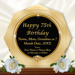 Personalized, 75th Birthday Gifts for Her