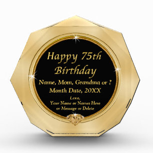 Personalized, 75th Birthday Gifts for Her