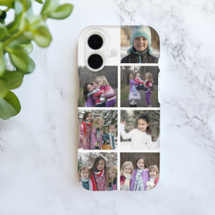 Personalized 7 Photo Collage iPhone 17 Case