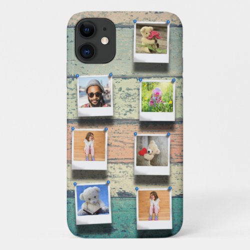 Personalized 7 Photo Collage iPhone 11 iPhone 11 Case