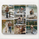 Personalized 7 Photo Mousepad<br><div class="desc">Elevate your workspace with a touch of personal flair by transforming your everyday mousepad into a cherished collage of memories or designs. With space for seven photos, you have the freedom to curate a visual masterpiece that reflects your unique style and interests. Whether it's cherished family moments, scenic landscapes, or...</div>