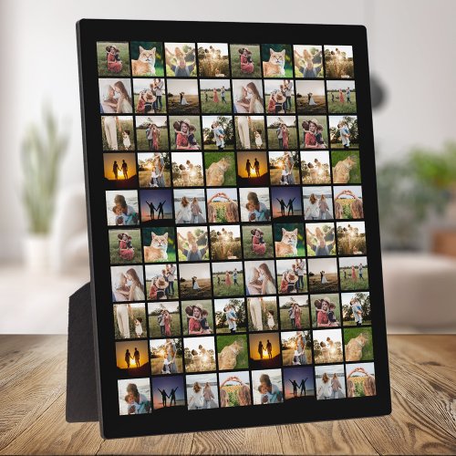 Personalized 80 Photo Collage Plaque