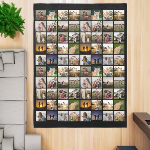 Personalized 80 Photo Collage Rug