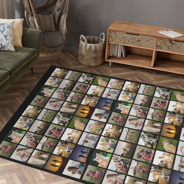 Personalized 80 Photo Collage Rug (Creator Uploaded)