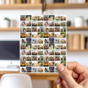 Personalized 80 Photo Collage Sticker