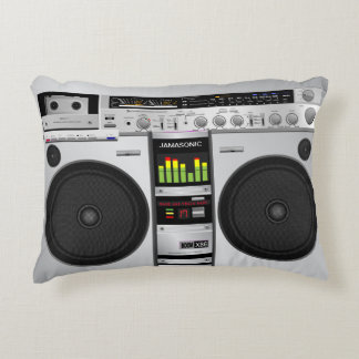Personalized 80's Retro Boombox Pillow