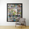Personalized 81 Photo Collage Custom Color