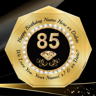 Personalized, 85th Birthday Gift Ideas for Mom, 