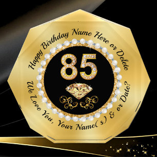Personalized, 85th Birthday Gift Ideas for Mom,