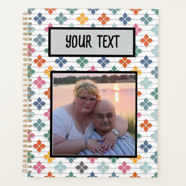 Personalized 8.5 by 11 in planner (Front)