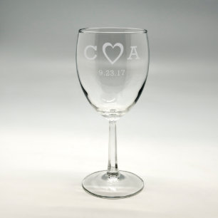 Personalized 8.5 oz Wine Glass 