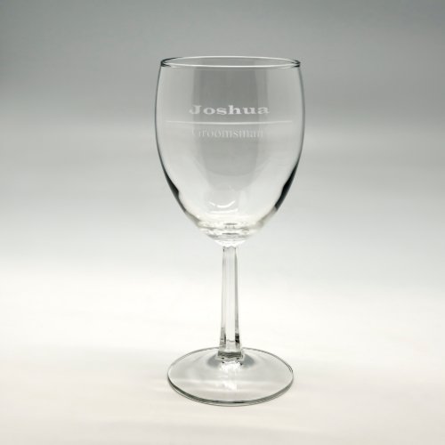 Personalized 85 oz Wine Glass 8