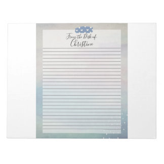 Personalized 8.5 x 11 Notepad: Minimalist Elegance Notepad