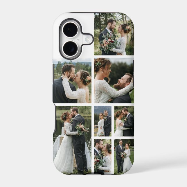 Personalized 8 Photo Collage Case-Mate iPhone Case (Back)