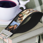 Personalized 8 Photo Collage Wrist Keychain at Zazzle
