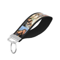 Personalized 8 Photo Collage Wrist Keychain Personalized 8 Photo Collage Wrist Keychain