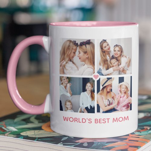Personalized 8_photo Worlds Best Mom Mug
