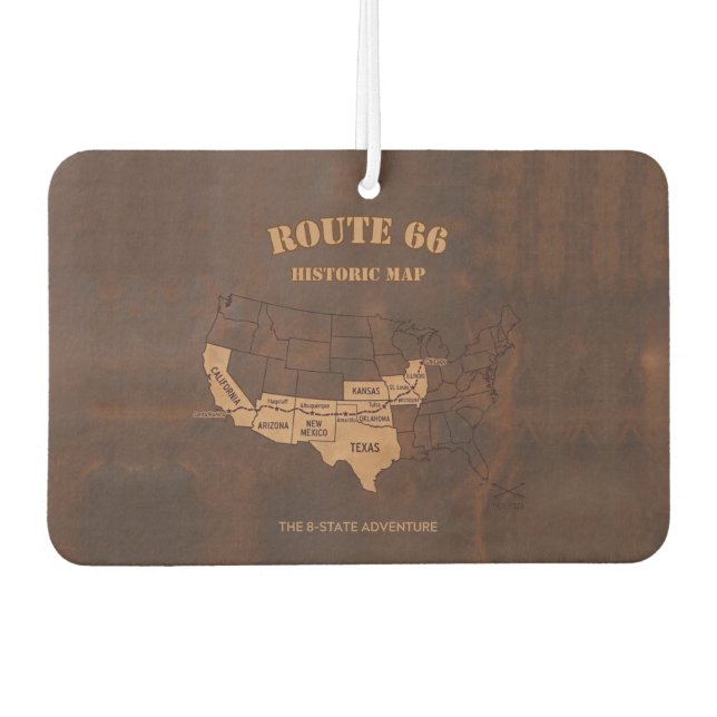 Personalized 8 State Centennial Celebration Air Freshener (Front)