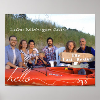 Personalized 8 x 10 Family Photos Poster