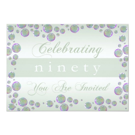 Custom 90Th Birthday Invitations 10