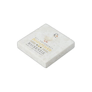 Personalized 911 Dispatcher Goose With Headset Stone Magnet