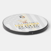 Personalized 911 Dispatcher Goose With Headset Wireless Charger (Front 2)