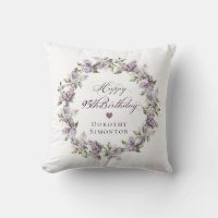 Personalized 95th Birthday Gift Purple Lilac